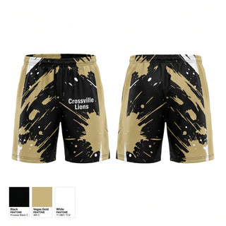 Athletic Shorts With Pockets, Crossville Lions, Baseball, Teamtime, Team time, sublimation, custom sports apparel, team uniforms, spirit wear, spiritwear, sports uniforms, custom shirts, team store, custom team store, fundraiser sports, apparel fundraiser
