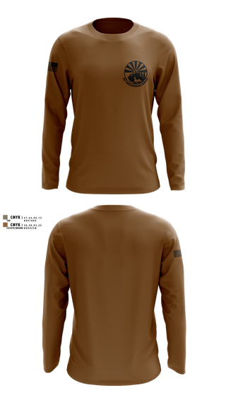 Long Sleeve Performance Shirt, 208 Transportation Company, , Teamtime, Team time, sublimation, custom sports apparel, team uniforms, spirit wear, spiritwear, sports uniforms, custom shirts, team store, custom team store, fundraiser sports, apparel fundraiser