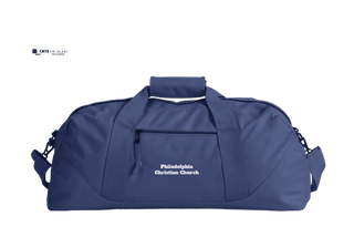 Duffle Bag, Philadelphia Christian Church, , Teamtime, Team time, sublimation, custom sports apparel, team uniforms, spirit wear, spiritwear, sports uniforms, custom shirts, team store, custom team store, fundraiser sports, apparel fundraiser