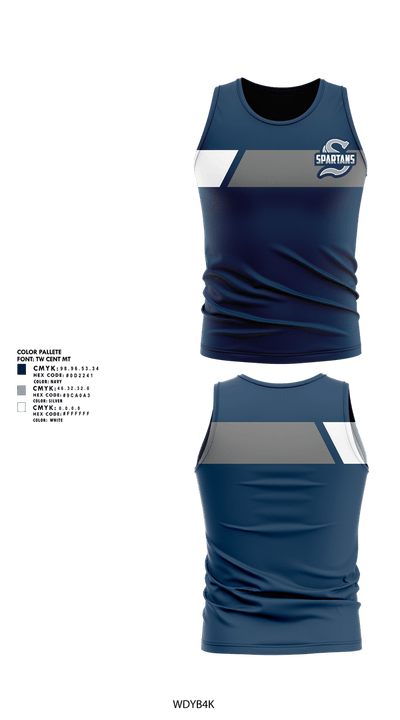 Springfield Township Track & Field 62319055 Tank Top - 1
