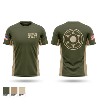 Short Sleeve Performance Shirt, Daphne PD SWAT, Police, Teamtime, Team time, sublimation, custom sports apparel, team uniforms, spirit wear, spiritwear, sports uniforms, custom shirts, team store, custom team store, fundraiser sports, apparel fundraiser