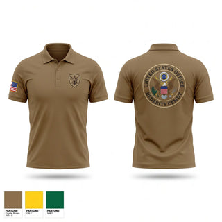 Short Sleeve Performance Polo, 572nd CEC 3rd PLT, Army, Teamtime, Team time, sublimation, custom sports apparel, team uniforms, spirit wear, spiritwear, sports uniforms, custom shirts, team store, custom team store, fundraiser sports, apparel fundraiser