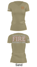 Orange County Rural District 1 Fire Department 66539276 Women's Short Sleeve V-neck Shirt - 88