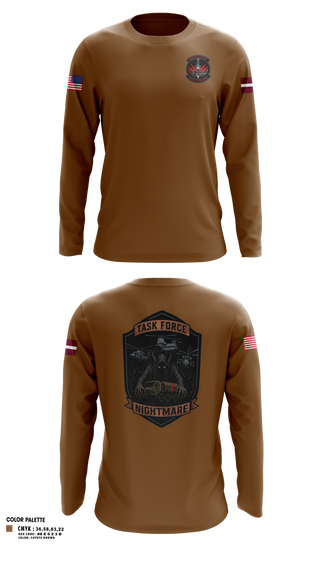 Long Sleeve Performance Shirt, C Co 2-1 Dustoff, Army, Teamtime, Team time, sublimation, custom sports apparel, team uniforms, spirit wear, spiritwear, sports uniforms, custom shirts, team store, custom team store, fundraiser sports, apparel fundraiser