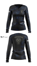 Parkersburg SWAT Women's Long Sleeve V-neck Shirt - 100