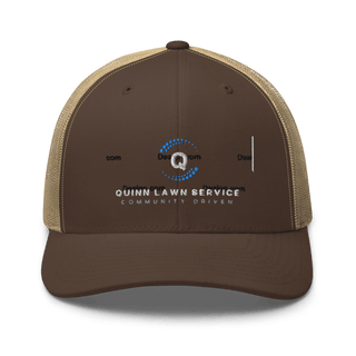 Quinn lawn care 50942493 Retro Trucker Hat | Yupoong 6606