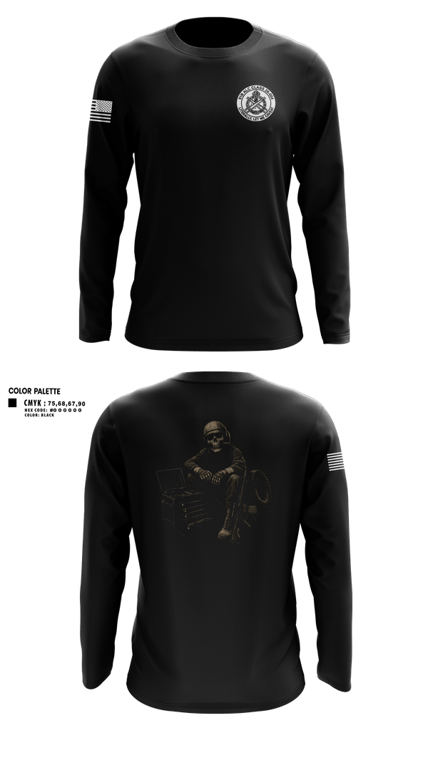 Long Sleeve Performance Shirt, ALC CLASS 26-004, Army, Teamtime, Team time, sublimation, custom sports apparel, team uniforms, spirit wear, spiritwear, sports uniforms, custom shirts, team store, custom team store, fundraiser sports, apparel fundraiser