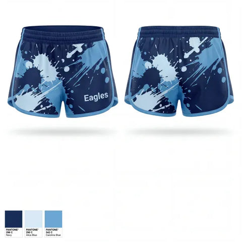Womens Shorts, Eagles, Softball, Teamtime, Team time, sublimation, custom sports apparel, team uniforms, spirit wear, spiritwear, sports uniforms, custom shirts, team store, custom team store, fundraiser sports, apparel fundraiser