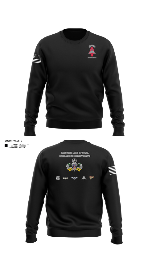 Crew Neck Sweatshirt, ABNSOD, Army, Teamtime, Team time, sublimation, custom sports apparel, team uniforms, spirit wear, spiritwear, sports uniforms, custom shirts, team store, custom team store, fundraiser sports, apparel fundraiser