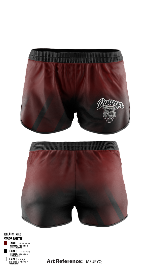 Womens Soccer Shorts, Sobrato HS Bulldogs, , Teamtime, Team time, sublimation, custom sports apparel, team uniforms, spirit wear, spiritwear, sports uniforms, custom shirts, team store, custom team store, fundraiser sports, apparel fundraiser