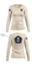 3BCT H2F 56762054 Women's Long Sleeve V-neck Shirt - 100