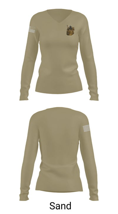 FCSO 8820007 Women's Long Sleeve V-neck Shirt - 92
