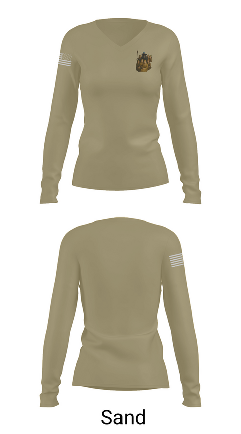 Womens Long Sleeve Vneck Shirt, FCSO, , Teamtime, Team time, sublimation, custom sports apparel, team uniforms, spirit wear, spiritwear, sports uniforms, custom shirts, team store, custom team store, fundraiser sports, apparel fundraiser