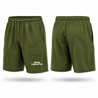 Athletic Shorts With Pockets, Army Engineer 12A, Army, Teamtime, Team time, sublimation, custom sports apparel, team uniforms, spirit wear, spiritwear, sports uniforms, custom shirts, team store, custom team store, fundraiser sports, apparel fundraiser