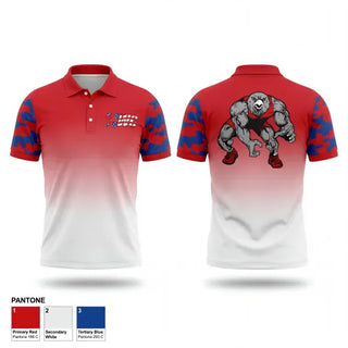 Short Sleeve Performance Polo, Hawks Wrestling Club, Wrestling, Teamtime, Team time, sublimation, custom sports apparel, team uniforms, spirit wear, spiritwear, sports uniforms, custom shirts, team store, custom team store, fundraiser sports, apparel fundraiser