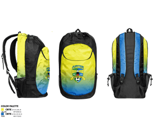 Gear Bag, Jupiter United, Men's Soccer, Teamtime, Team time, sublimation, custom sports apparel, team uniforms, spirit wear, spiritwear, sports uniforms, custom shirts, team store, custom team store, fundraiser sports, apparel fundraiser