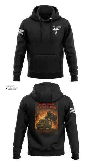 Hoodie, 194th AR BDE HRT Medics, Army, Teamtime, Team time, sublimation, custom sports apparel, team uniforms, spirit wear, spiritwear, sports uniforms, custom shirts, team store, custom team store, fundraiser sports, apparel fundraiser