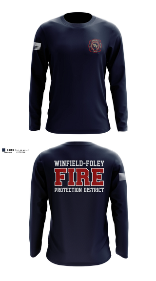 Long Sleeve Performance Shirt, Winfield foley fire protection district, Fire Department, Teamtime, Team time, sublimation, custom sports apparel, team uniforms, spirit wear, spiritwear, sports uniforms, custom shirts, team store, custom team store, fundraiser sports, apparel fundraiser