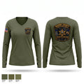 Detective Division 38471429 Women's Long Sleeve V-neck Shirt - 1