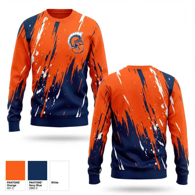 North Newton Senior High School Softball 25971358 Crew Neck Sweatshirt - 1