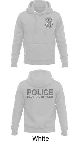 Hoodie, ICE ERO Atlanta, Police, Teamtime, Team time, sublimation, custom sports apparel, team uniforms, spirit wear, spiritwear, sports uniforms, custom shirts, team store, custom team store, fundraiser sports, apparel fundraiser