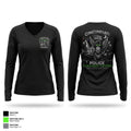 Cincinnati Police Night Shift Women's Long Sleeve V-neck Shirt - 1