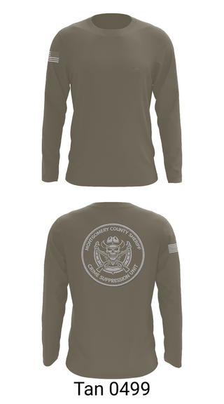 Long Sleeve Performance Shirt, Montgomery county sheriff’s office, Police, Teamtime, Team time, sublimation, custom sports apparel, team uniforms, spirit wear, spiritwear, sports uniforms, custom shirts, team store, custom team store, fundraiser sports, apparel fundraiser