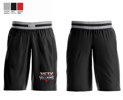 NETX Villains Womens Basketball Shorts - 2