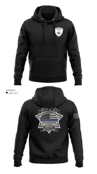 Hoodie, Piedmont Police, Police, Teamtime, Team time, sublimation, custom sports apparel, team uniforms, spirit wear, spiritwear, sports uniforms, custom shirts, team store, custom team store, fundraiser sports, apparel fundraiser