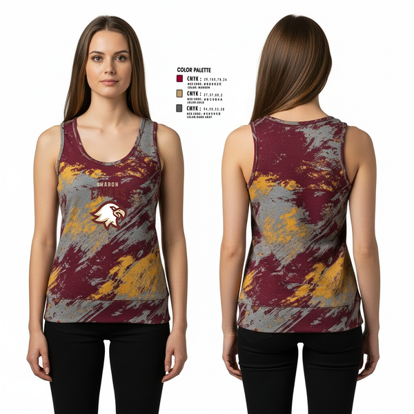 Tank Top, Sharon Eagles Cross Country, Cross Country, Teamtime, Team time, sublimation, custom sports apparel, team uniforms, spirit wear, spiritwear, sports uniforms, custom shirts, team store, custom team store, fundraiser sports, apparel fundraiser