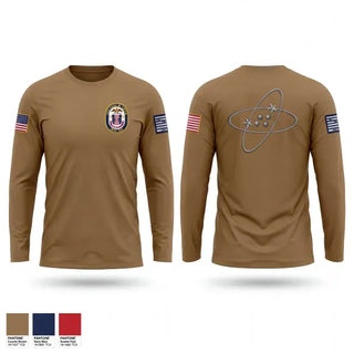 Long Sleeve Performance Shirt, USS CARL M. LEVIN, Navy, Teamtime, Team time, sublimation, custom sports apparel, team uniforms, spirit wear, spiritwear, sports uniforms, custom shirts, team store, custom team store, fundraiser sports, apparel fundraiser