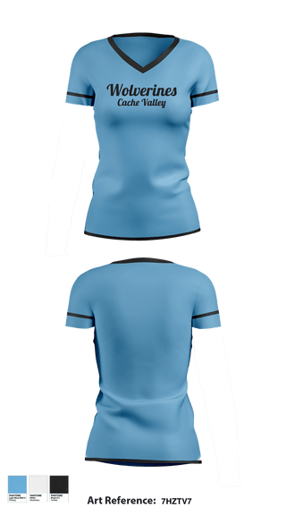 Womens Short Sleeve Vneck Shirt, Wolverines, Baseball, Teamtime, Team time, sublimation, custom sports apparel, team uniforms, spirit wear, spiritwear, sports uniforms, custom shirts, team store, custom team store, fundraiser sports, apparel fundraiser