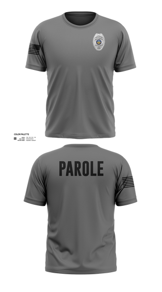 Old School Cotton Feel Shirt, Adult Parole Authority, Police, Teamtime, Team time, sublimation, custom sports apparel, team uniforms, spirit wear, spiritwear, sports uniforms, custom shirts, team store, custom team store, fundraiser sports, apparel fundraiser