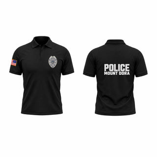 Short Sleeve Performance Polo, Mount Dora PD, Police, Teamtime, Team time, sublimation, custom sports apparel, team uniforms, spirit wear, spiritwear, sports uniforms, custom shirts, team store, custom team store, fundraiser sports, apparel fundraiser
