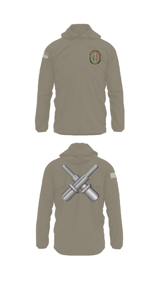 Windbreaker, US Aegis Ashore Missile Defense System Romania, Navy, Teamtime, Team time, sublimation, custom sports apparel, team uniforms, spirit wear, spiritwear, sports uniforms, custom shirts, team store, custom team store, fundraiser sports, apparel fundraiser