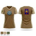 102nd MP BN Women's Short Sleeve V-neck Shirt - 1