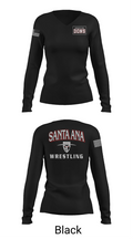 DONS 71516840 Women's Long Sleeve V-neck Shirt - 35