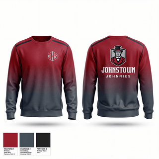 Crew Neck Sweatshirt, Johnstown, Baseball, Teamtime, Team time, sublimation, custom sports apparel, team uniforms, spirit wear, spiritwear, sports uniforms, custom shirts, team store, custom team store, fundraiser sports, apparel fundraiser