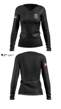 West Side regional police department Women's Long Sleeve V-neck Shirt - 11