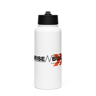 Arise N Build 35818845 Stainless Steel Water Bottle with a Straw Lid