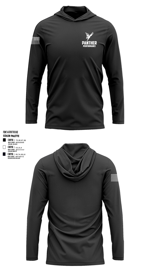 Long Sleeve Performance Shirt with hood, 3BCT H2F, Army, Teamtime, Team time, sublimation, custom sports apparel, team uniforms, spirit wear, spiritwear, sports uniforms, custom shirts, team store, custom team store, fundraiser sports, apparel fundraiser