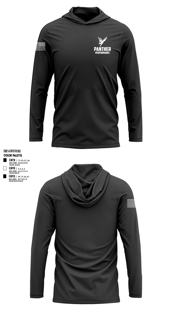 Long Sleeve Performance Shirt with hood, 3BCT H2F, Army, Teamtime, Team time, sublimation, custom sports apparel, team uniforms, spirit wear, spiritwear, sports uniforms, custom shirts, team store, custom team store, fundraiser sports, apparel fundraiser