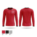 Clinton Red Devils 67578170 Long Sleeve Performance Shirt 1