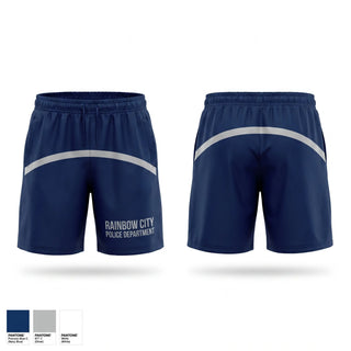 Athletic Shorts With Pockets, Rainbow City Police Department, Police, Teamtime, Team time, sublimation, custom sports apparel, team uniforms, spirit wear, spiritwear, sports uniforms, custom shirts, team store, custom team store, fundraiser sports, apparel fundraiser