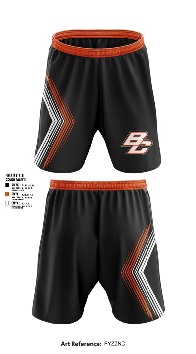Byron Center Bulldogs Athletic Shorts With Pockets - 5