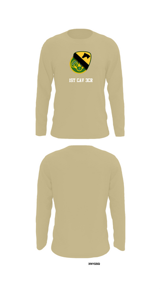 Long Sleeve Performance Shirt, 1st Cav 3CR, , Teamtime, Team time, sublimation, custom sports apparel, team uniforms, spirit wear, spiritwear, sports uniforms, custom shirts, team store, custom team store, fundraiser sports, apparel fundraiser