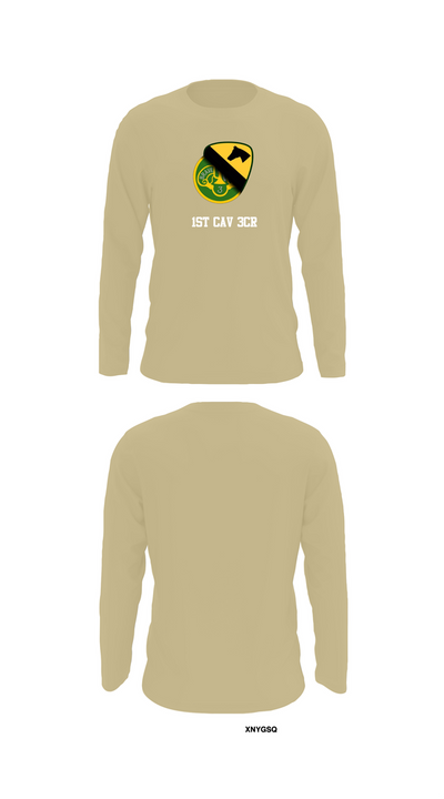 1st Cav 3CR 22311703 Long Sleeve Performance Shirt 92