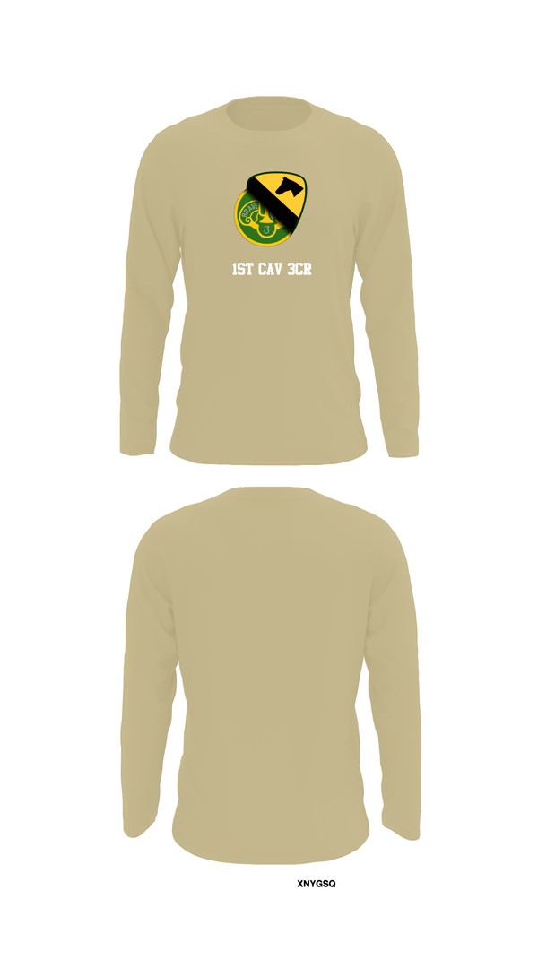 Long Sleeve Performance Shirt, 1st Cav 3CR, , Teamtime, Team time, sublimation, custom sports apparel, team uniforms, spirit wear, spiritwear, sports uniforms, custom shirts, team store, custom team store, fundraiser sports, apparel fundraiser