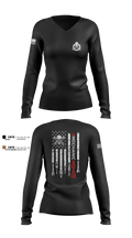 661st ECC 63217424 Women's Long Sleeve V-neck Shirt - 2