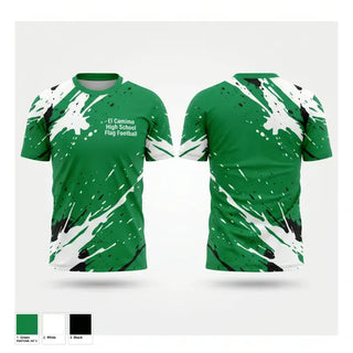Short Sleeve Performance Shirt, El Camimo High School Flag Football, , Teamtime, Team time, sublimation, custom sports apparel, team uniforms, spirit wear, spiritwear, sports uniforms, custom shirts, team store, custom team store, fundraiser sports, apparel fundraiser